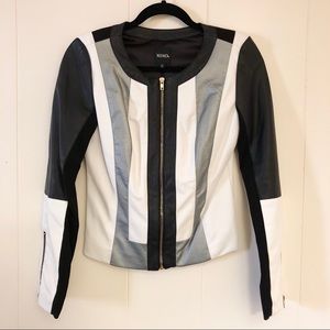 XOXO Leather Multi-Color Jacket